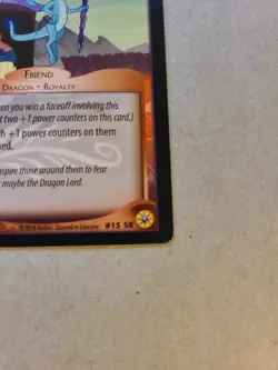 My Little Pony Collectible Card Game - Ember, Dragon Lord - SR #15 - Image 4