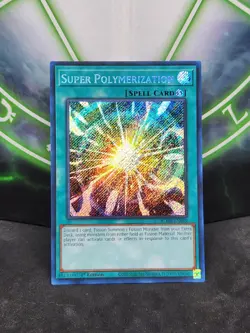 Yugioh Super Polymerization BLMR-EN089 Secret Rare 1st Edition NM - Image 1