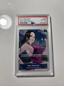 PSA 10 GEM MINT Boa Hancock OP-02 Box Topper 2023 One Piece English Waifu - Image 2