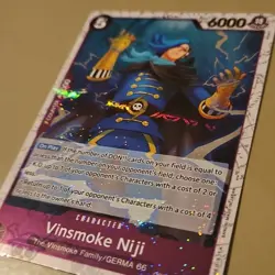 One Piece Vinsmoke Niji (OP06-065/239) OP06 Wings of the Captain JR Holo TCG CCG - Image 2