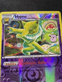 Pokemon Hypno TCG Breakpoint 51/122 Reverse Holo Rare Stage 1 HP90 Card - Image 3