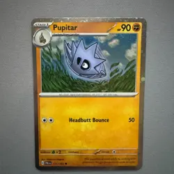 Pupitar 111/193 Cosmos Holo Promo Rare - Paldea Evolved - Pokemon TCG Card - Image 1