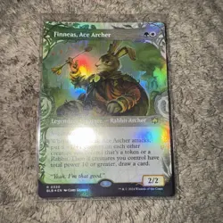 Finneas, Ace Archer (Showcase) Foil Bloomburrow BLM MTG - Image 1
