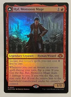 Ral, Monsoon Mage Foil - Mythic - Modern Horizons 3 MTG Magic the Gathering - Image 1