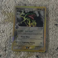 The Pokemon Company Rayquaza EX Delta Species Holo Rare 13/113 90 HP ENG 2005 - Image 1