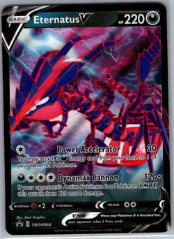 Eternatus V SWSH064 SWSH: Sword & Shield Promo Cards - Pokemon Card - NM - Image 1