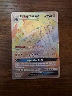 Metagross GX (Secret) 157/145 Holo Secret Rare Guardians Rising Pokemon NM - Image 1