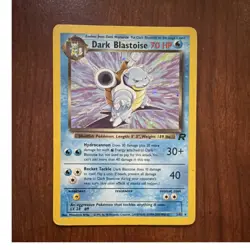 Dark Blastoise 3/82 Team Rocket Holo Rare Unlimited 70 HP English Pokemon TCG - Image 1