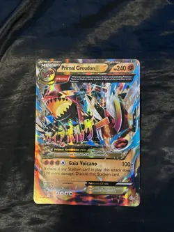 JUMBO Primal Groudon EX Oversized Promo Primal Clash 86/160 2014 Pokemon - Image 1