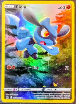 Riolu GG26/GG70 Pokemon SWSH: Crown Zenith: Galarian Gallery Full Art Rare Holo - Image 1