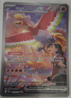 The Pokemon Company Pokemon TCG Ethan's Ho-Oh ex 230/182 SIR Full Art Holo - Image 1
