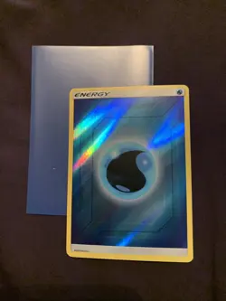 Water Energy - 2019 Pokemon Hidden Fates Reverse Holo - Light Play Ships Fast - Image 1