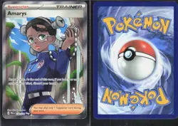 AMARYS 132/131 HOLO ULTRA RARE PRISMATIC EVOLUTIONS POKEMON NM/M - Image 1