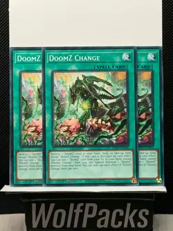 Yu-Gi-Oh! Burst Protocol - DoomZ Change 1st Edition BPRO-EN055 Lot X3 - Image 2