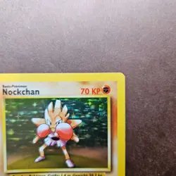 German Hitmonchan 7/102 Pokemon Base Set Holo Rare Card - MP - Image 3