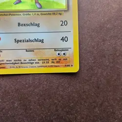 German Hitmonchan 7/102 Pokemon Base Set Holo Rare Card - MP - Image 5