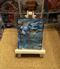 Pokemon - Blastoise ex - 030/142 - SV Stellar Crown - Half Art Card - Image 1