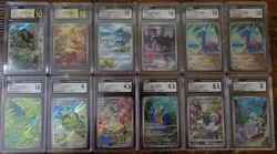 Japanese Art Rare CGC 10 Pristine Lot of 12 Pokemon Cards Graded - Image 1