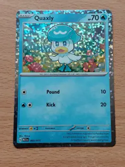 Pokemon Trading Card Game TCG Quaxly McDonald's Promo 2023 003/015 Holo - Image 1