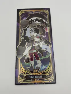 Pokemon Eif Origin 4.0 The Devil Tarot Card - Piers & Obstagoon - Image 1