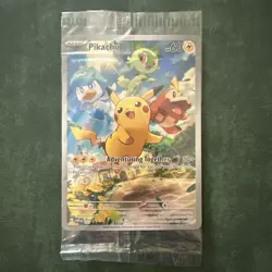 SEALED Pikachu 027 Sv: Scarlet & Violet Promo Cards Holo - Image 1