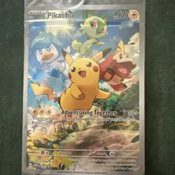 SEALED Pikachu 027 Sv: Scarlet & Violet Promo Cards Holo - Image 2