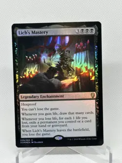 Lich's Mastery Foil - MTG Dominaria - Image 1