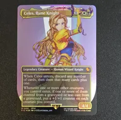Celes, Rune Knight (Borderless) Commander: Final Fantasy Foil (M 0201) - Image 1