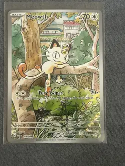 Pokemon TCG Meowth 106/094 Phantasmal Flames Illustration Rare MINT/Near Mint - Image 1
