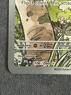 Pokemon TCG Meowth 106/094 Phantasmal Flames Illustration Rare MINT/Near Mint - Image 3