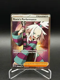 Roxie's Performance 112/086 Ultra Rare ME04: Chaos Rising Pokemon NM/M - Image 1
