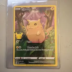 Pikachu 005/025 Holo Rare Celebrations Pokemon Near Mint - Image 1