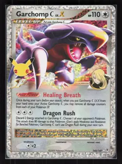 Garchomp C LV.X Holo Pokemon Celebrations: Classic Collection 145/147 NM - Image 1