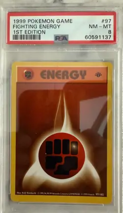 1999 Pokemon Game Fighting Energy 1st Edition NM - MT 8 - Image 1