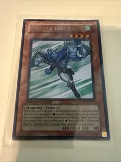 Yu-Gi-Oh! Elemental Hero Stratos JUMP-EN012 Limited Promo Holo Foil Card. Rare! - Image 1