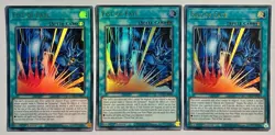 (x3) Fist Of Fate EG01-EN003 (NM) Ultra Rare 1st Edition Structure Deck YuGiOh - Image 1