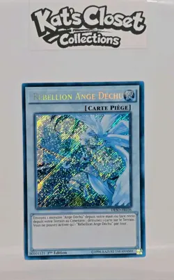 Yu-Gi-Oh Darklord Rebellion FRENCH DESO-FR036 Secret Rare SUN BLEACHED 1st Ed LP - Image 1