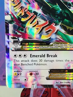 M Rayquaza EX 76/108 Roaring Skies Holo Pokemon Card Nm/lp - Image 5