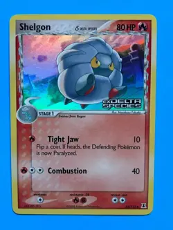 Shelgon 53/113 2006 Pokemon EX Delta Species Reverse Holo Stamped Card MP - Image 1