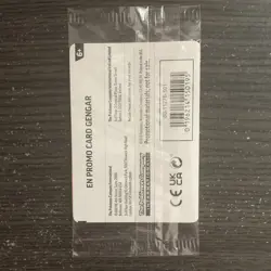 Pokemon Gengar Promo Card TWO BOARDER SWIRLS Sealed Pack GameStop - Image 2