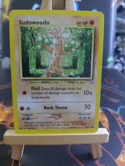 Pokemon TCG Sudowoodo Neo Genesis Card 77/111 Regular LP - Image 1