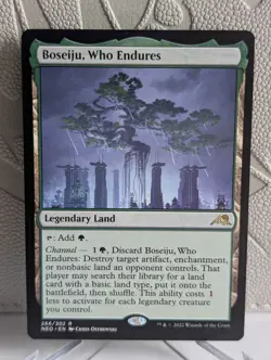 [NM] Boseiju, Who Endures | MTG Kamigawa: Neon Dynasty NEO 266 | Pack Fresh - Image 1