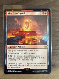 MTG, The Fire Crystal-Final Fantasy R 0135 Regular NM - Image 1