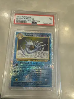 Pokemon Golduck Reverse Holo Rare Legendary Collection 43/110 Nintendo PSA 1 - Image 1