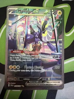 Miraidon ex 244/198 Special Illustration Rare Pokemon Scarlet Violet NM - Image 1