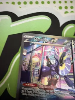Miraidon ex 244/198 Special Illustration Rare Pokemon Scarlet Violet NM - Image 2