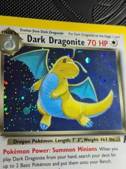 Team Rocket Dark Dragonite 5/82 Holo Rare English 2000 Unlimited - Image 2