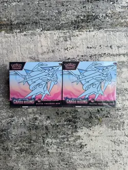 Pokemon TCG: Chaos Rising Pokemon Center (PC) Elite Trainer Box (ETB) X2 - Image 1