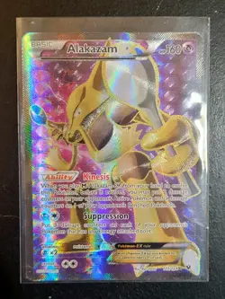 Pokemon TCG 2016 Alakazam EX #117/124 Full Art - Fates Collides Near Mint - Image 1