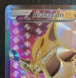 Pokemon TCG 2016 Alakazam EX #117/124 Full Art - Fates Collides Near Mint - Image 4